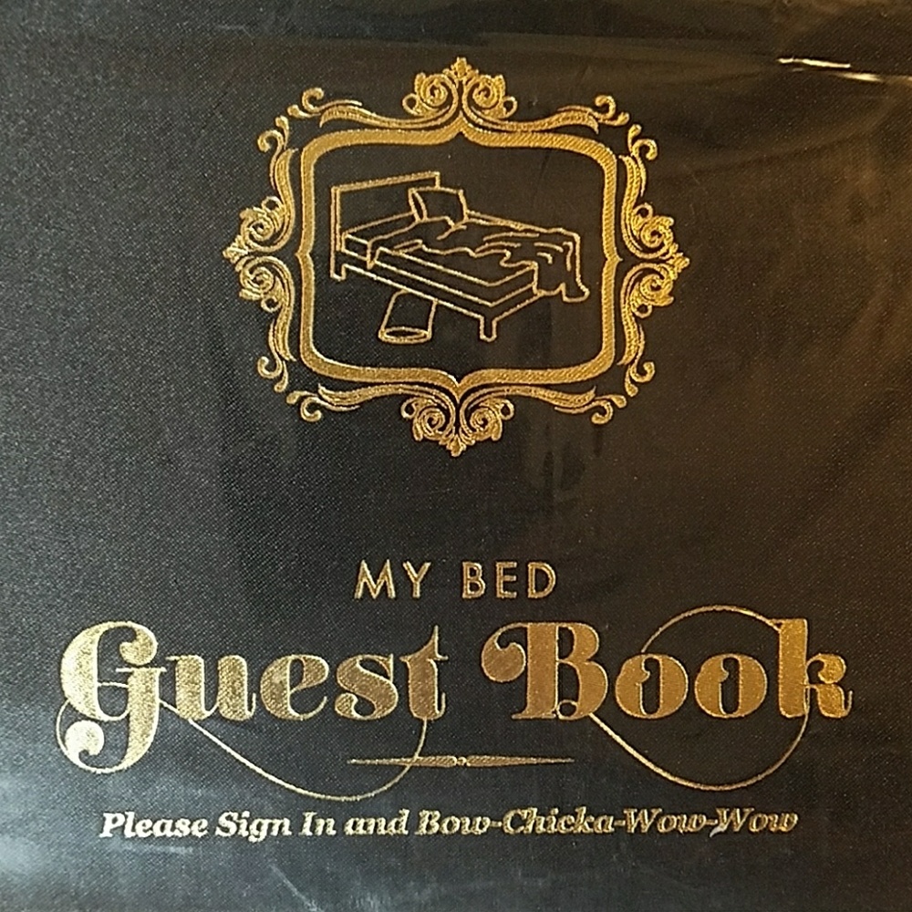 Gag gift - My Bed Guest Book